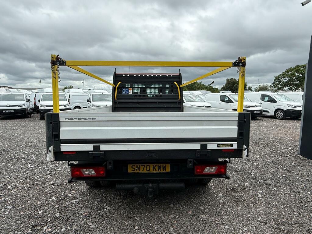 Ford Transit Custom 2.0 350 Ecoblue Leader Dropside SN70KWW White #6