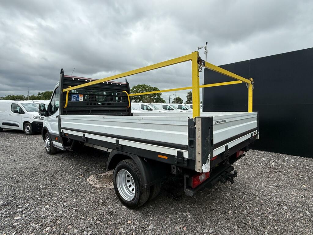 Ford Transit Custom 2.0 350 Ecoblue Leader Dropside SN70KWW White #5