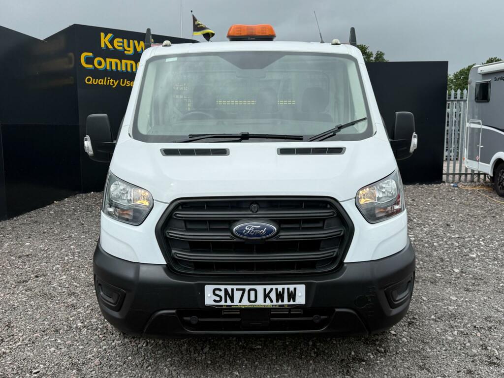 Ford Transit Custom 2.0 350 Ecoblue Leader Dropside SN70KWW White #4