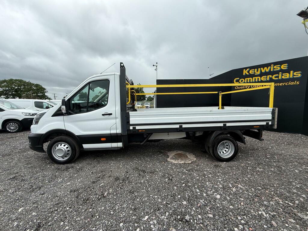 Ford Transit Custom 2.0 350 Ecoblue Leader Dropside SN70KWW White #4