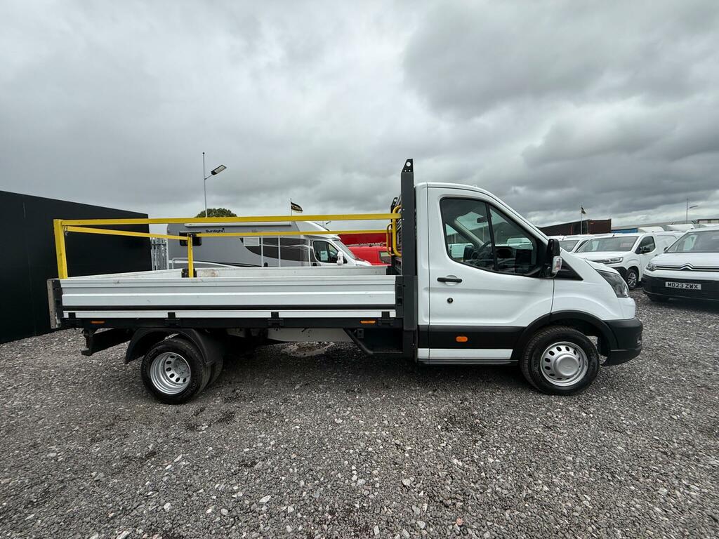 Ford Transit Custom 2.0 350 Ecoblue Leader Dropside SN70KWW White #6