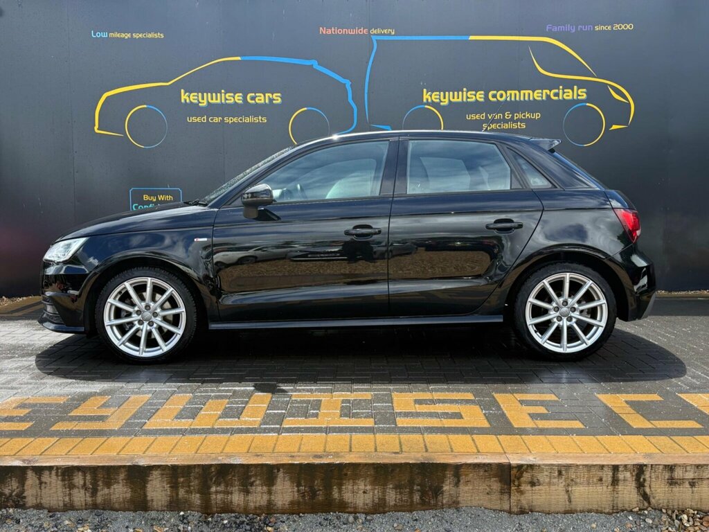 Audi A1 1.4 Tfsi S Line Sportback S Tronic Euro 6 Ss GU68UBG Black #2