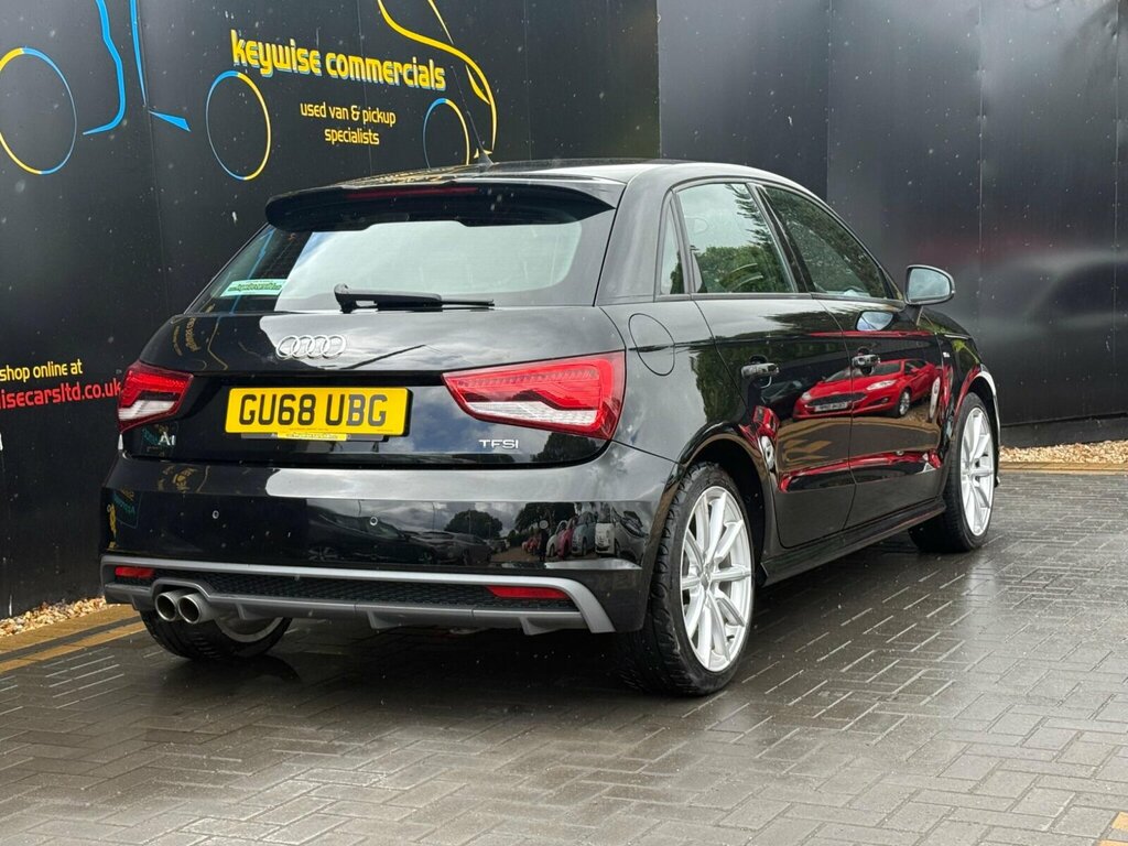 Audi A1 1.4 Tfsi S Line Sportback S Tronic Euro 6 Ss GU68UBG Black #5