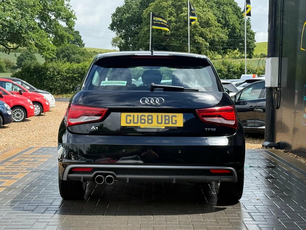 Audi A1 1.4 Tfsi S Line Sportback S Tronic Euro 6 Ss GU68UBG Black #4