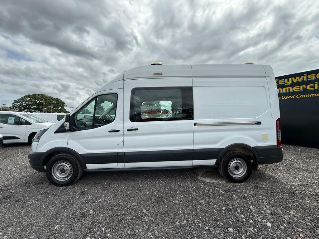 Ford Transit Custom 2.0 350 Ecoblue Crew Van Double Cab 6Dr Aut White #4