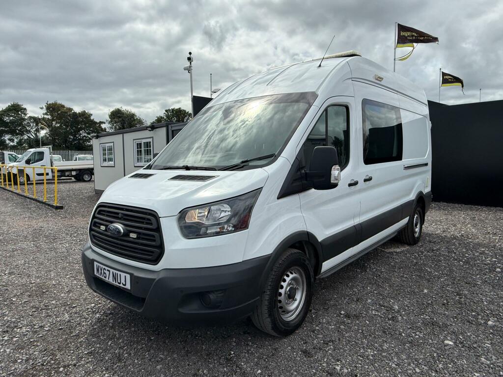 Ford Transit Custom 2.0 350 Ecoblue Crew Van Double Cab 6Dr Aut White #3