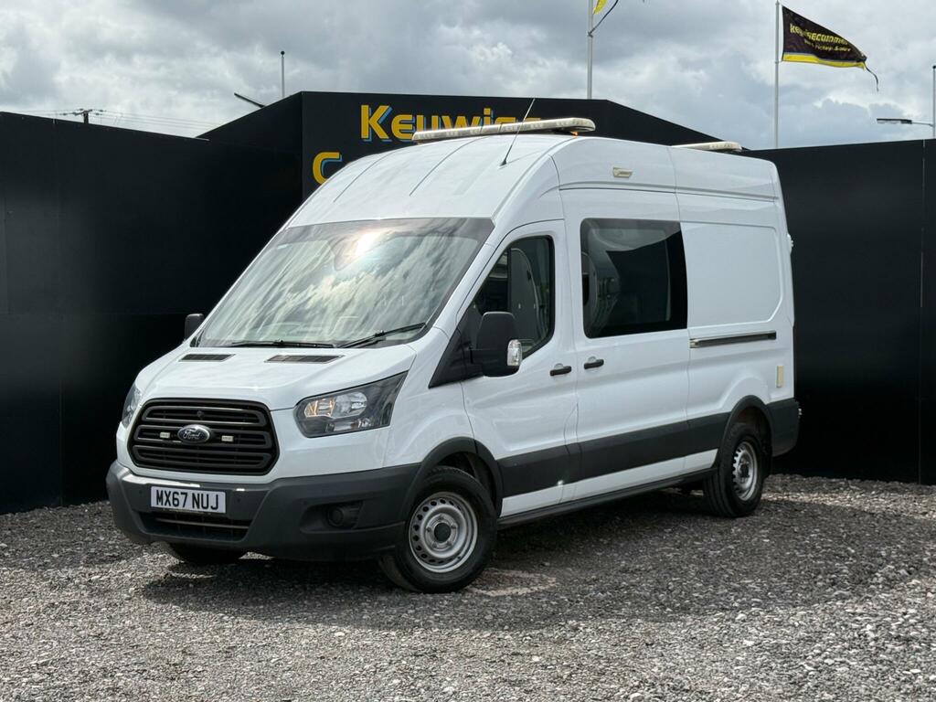 Ford Transit Custom 2.0 350 Ecoblue Crew Van Double Cab 6Dr Aut White