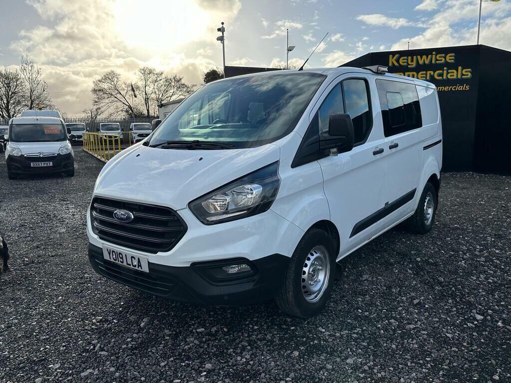 Ford Transit Custom 2.0 320 Ecoblue Crew Van L1 H1 Euro 6 6 Seat White #3