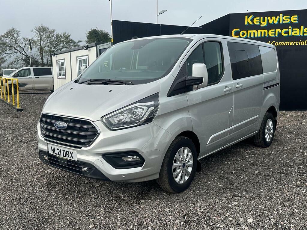 Ford Transit Custom 2.0 320 Ecoblue Limited Crew Van L1 H1 Euro 6 Ss Silver #2