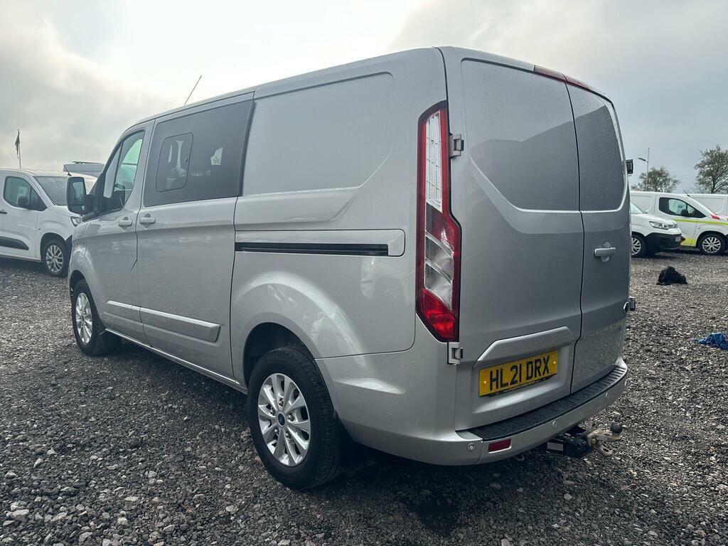 Ford Transit Custom 2.0 320 Ecoblue Limited Crew Van L1 H1 Euro 6 Ss Silver #5