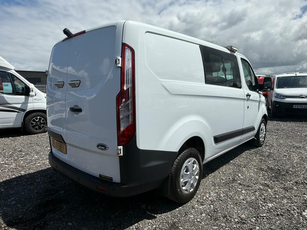Ford Transit Custom 2.0 300 Ecoblue Crew Van Double Cab Man YR18BEY White #6