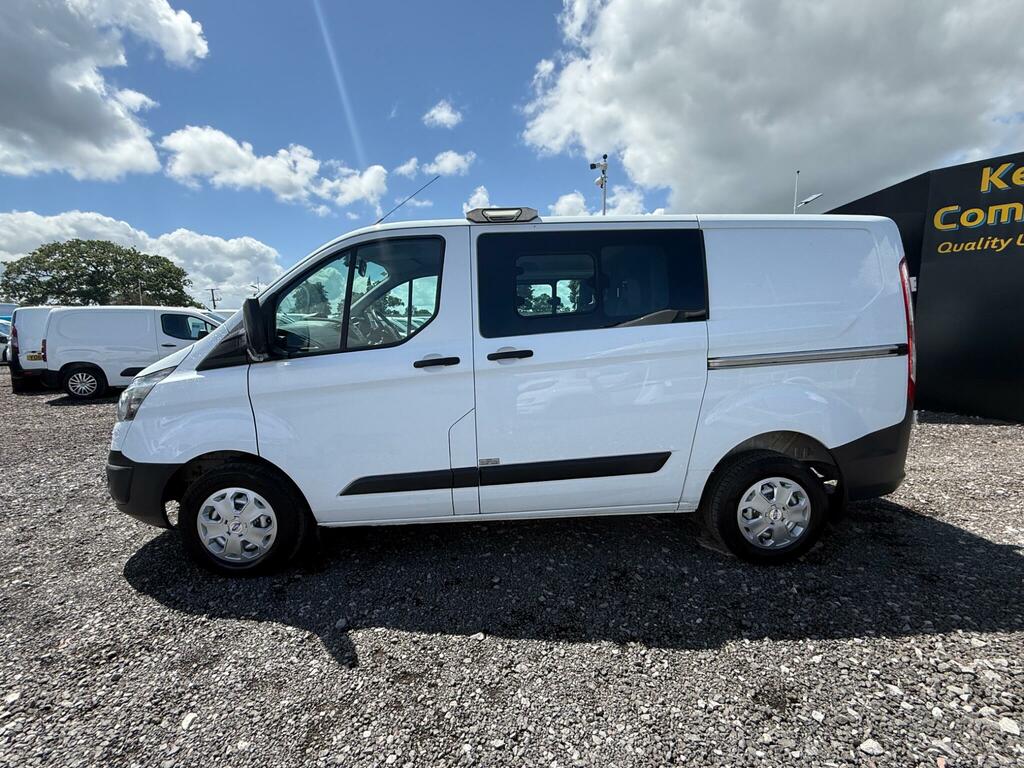 Ford Transit Custom 2.0 300 Ecoblue Crew Van Double Cab Man YR18BEY White #3