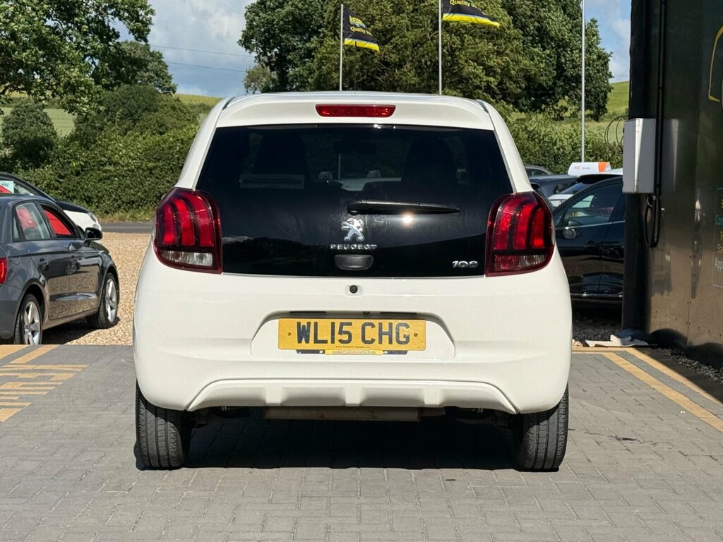 Peugeot 108 1.2 Vti Puretech Allure Euro 5 White #4