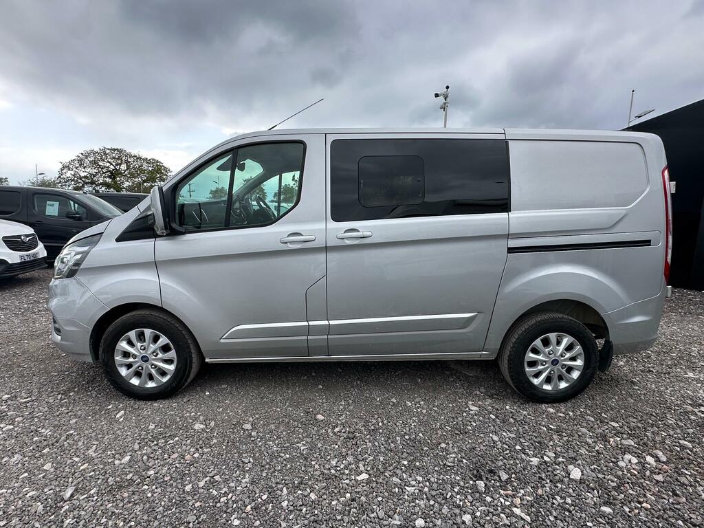 Ford Transit Custom 2.0 320 Ecoblue Limited Crew Van L1 H1 Euro 6 Ss WF72TNL Silver #4