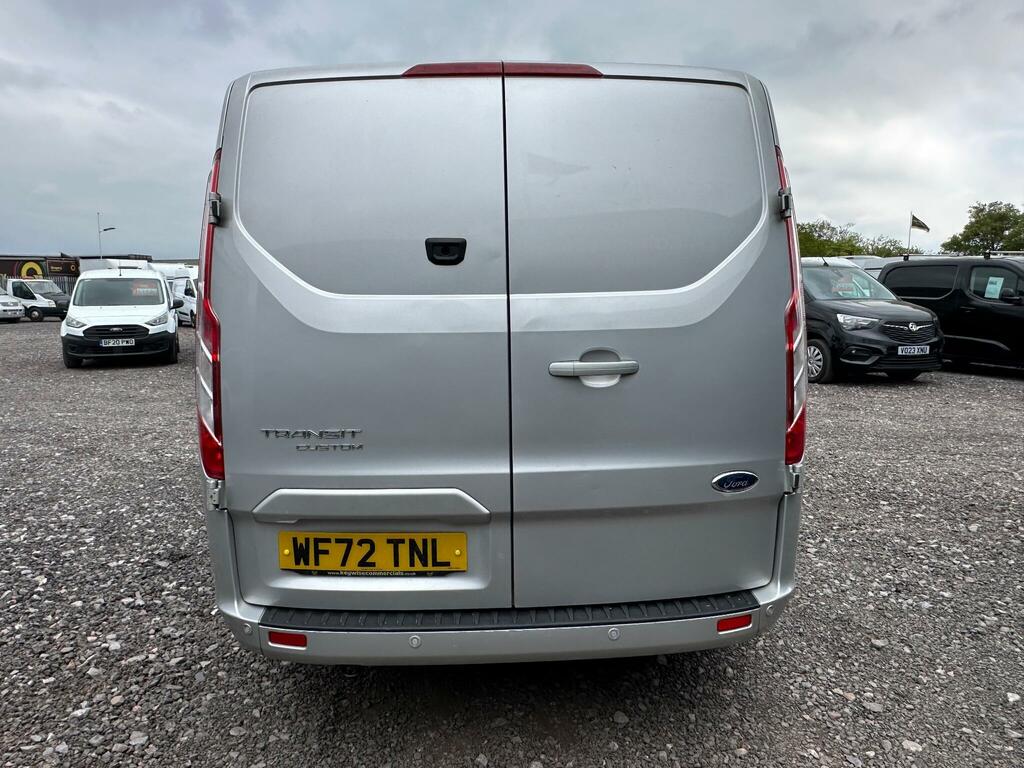 Ford Transit Custom 2.0 320 Ecoblue Limited Crew Van L1 H1 Euro 6 Ss WF72TNL Silver #6