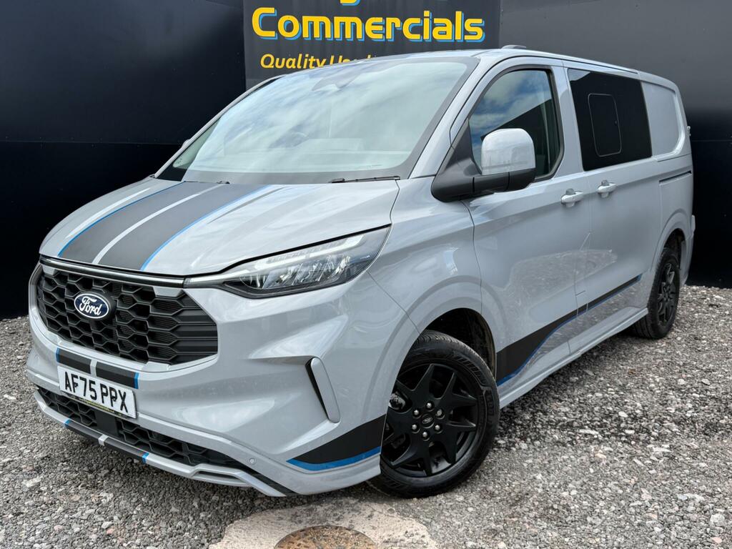 Ford Transit Custom 2.0 320 Ecoblue Sport Crew Van L1 H1 Euro 6 Grey #2