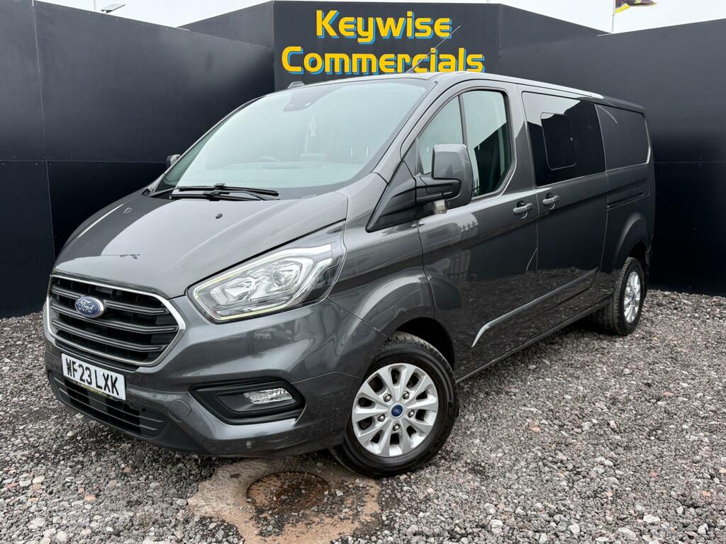 Ford Transit Custom 2.0 320 Ecoblue Limited Crew Van L2 H1 Euro 6 Grey #2