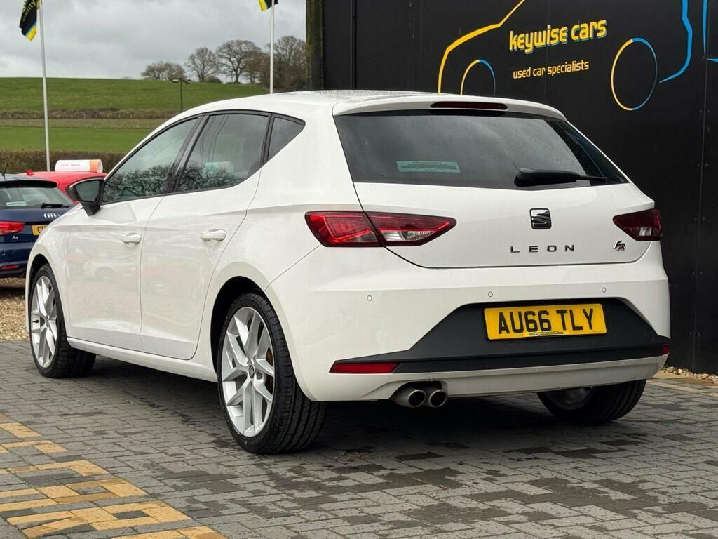 Seat Leon 2.0 Tdi Fr Dsg Euro 6 Ss White #3