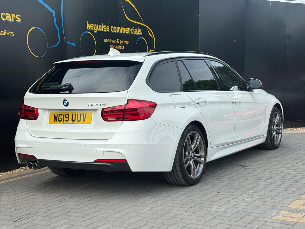 BMW 3 Series 2.0 320D M Sport Touring Euro 6 Ss White #5