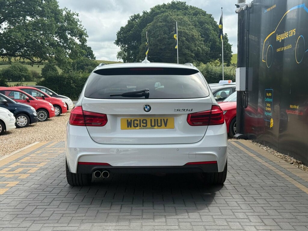 BMW 3 Series 2.0 320D M Sport Touring Euro 6 Ss White #4