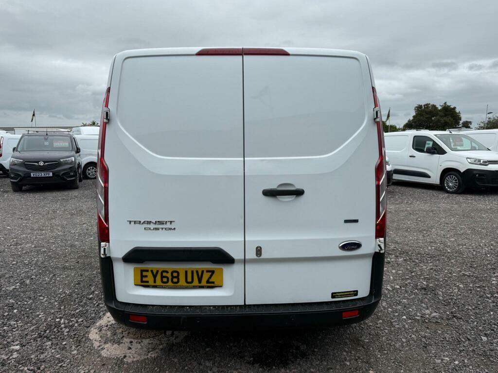 Ford Transit Custom 2.0 300 Ecoblue L1 H1 Euro 6 EY68UVZ White #5