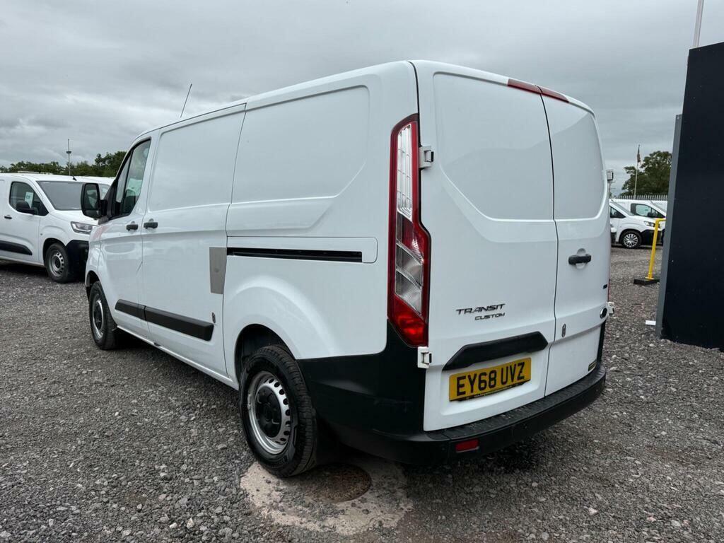 Ford Transit Custom 2.0 300 Ecoblue L1 H1 Euro 6 EY68UVZ White #4
