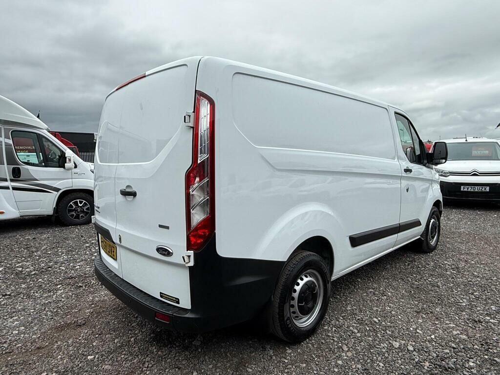 Ford Transit Custom 2.0 300 Ecoblue L1 H1 Euro 6 EY68UVZ White #6