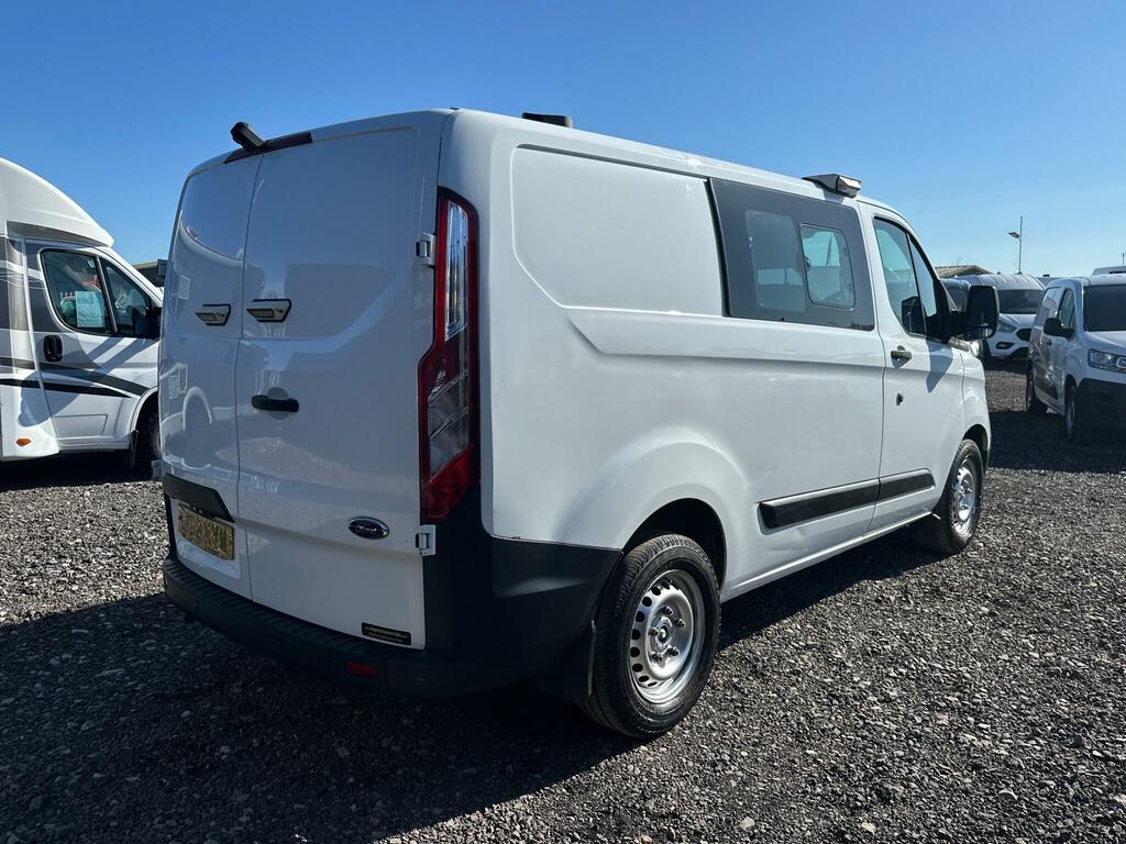 Ford Transit Custom 2.0 320 Ecoblue Crew Van L1 H1 Euro 6 6 Seat White #6