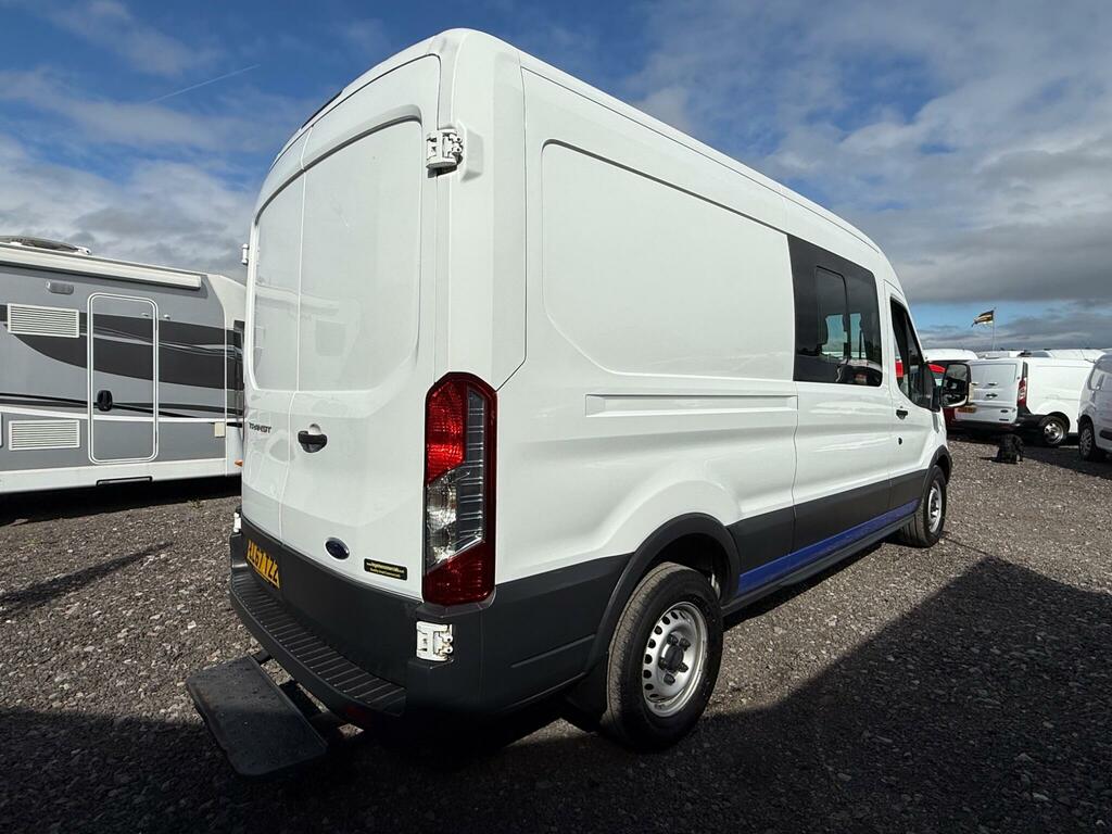 Ford Transit Custom 2.0 350 Ecoblue Crew Van Double Cab 6Dr Man White #6