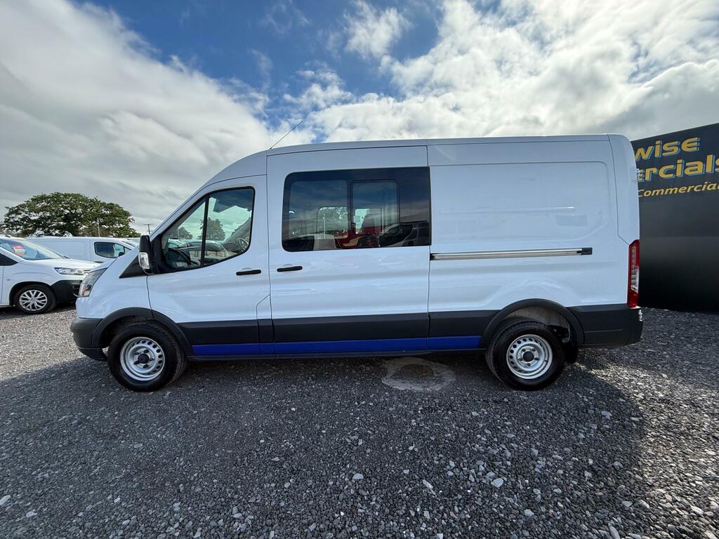 Ford Transit Custom 2.0 350 Ecoblue Crew Van Double Cab 6Dr Man White #3