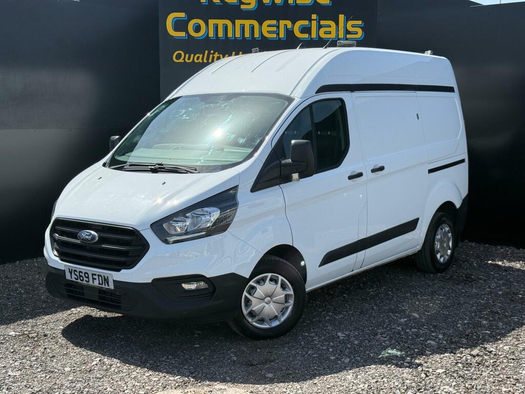 Ford Transit Custom 2.0 300 Ecoblue Leader L1 H2 Euro 6 Ss YS69FDN White #2