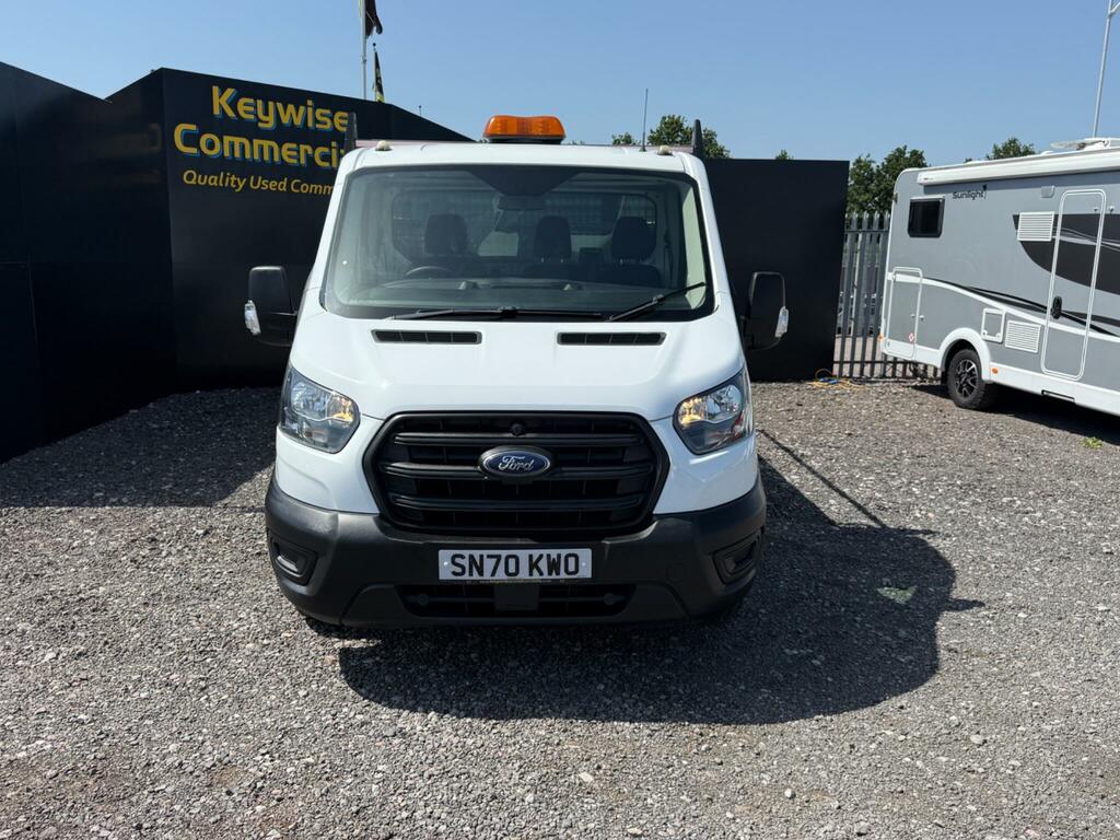 Ford Transit Custom 2.0 350 Ecoblue Leader Dropside White #6