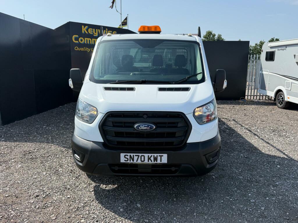 Ford Transit Custom 2.0 350 Ecoblue Leader Dropside White #6