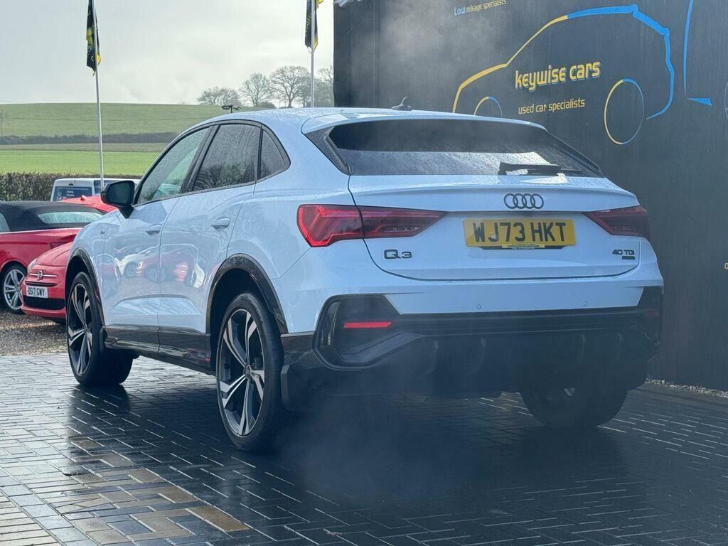 Audi Q3 2.0 Tdi 40 Black Edition Sportback S Tronic Quattr White #3