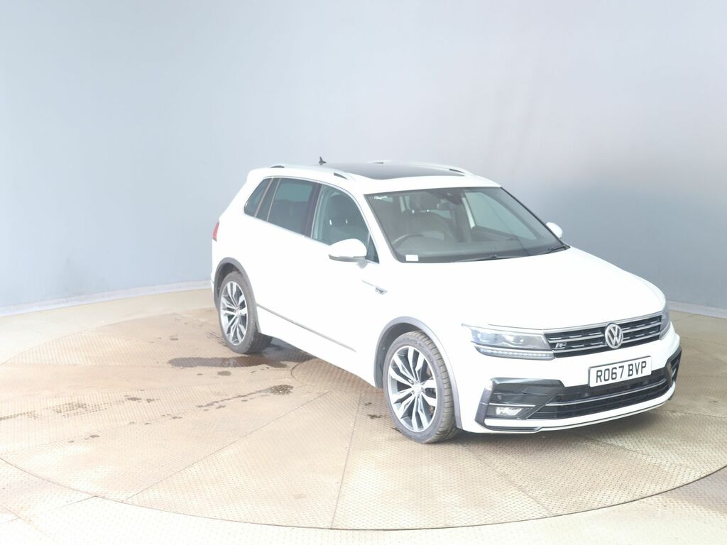 Volkswagen Tiguan 2.0 Tdi R-line Suv Dsg 4Motion Euro 6 White #3