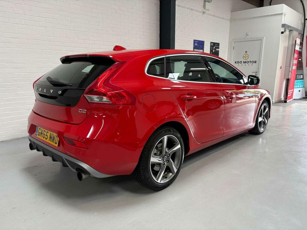 Volvo V40 Hatchback 1.6 D2 R-design Euro 5 Ss 20156 Red #5