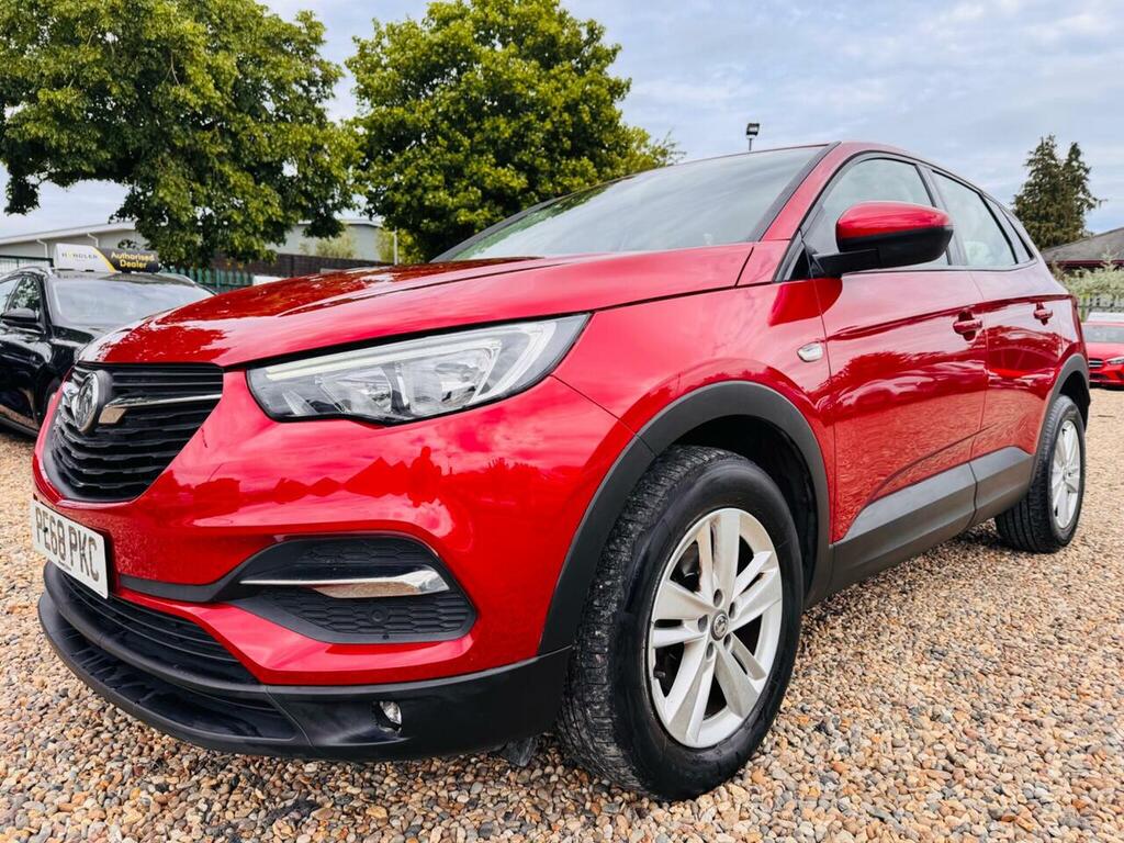 Vauxhall Grandland X 1.2 Turbo Se Euro 6 Ss PE68PKC Red #3