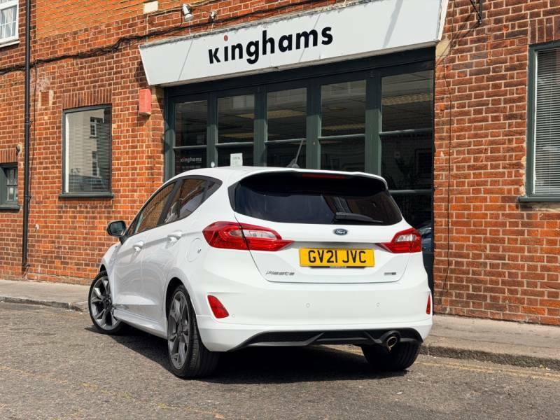 Ford Fiesta 1.0 Ecoboost Hybrid Mhev 125 St-line X Edition GV21JVC White #3