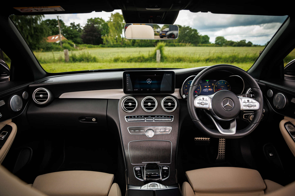 Mercedes-Benz C Class Mhev Amg Line Night Edition Premium Plus Cabriol LM21VSJ Black #2