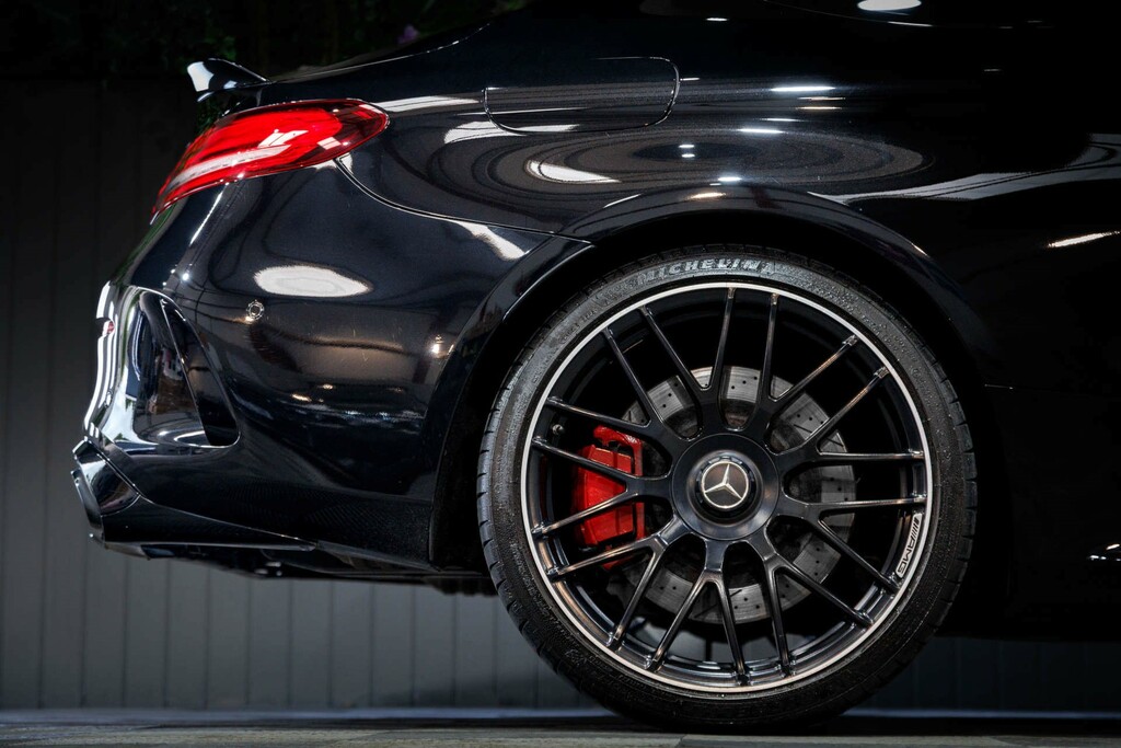Mercedes-Benz C Class V8 Biturbo Amg S Premium Plus Coupe Spds VF19YHE Black #6