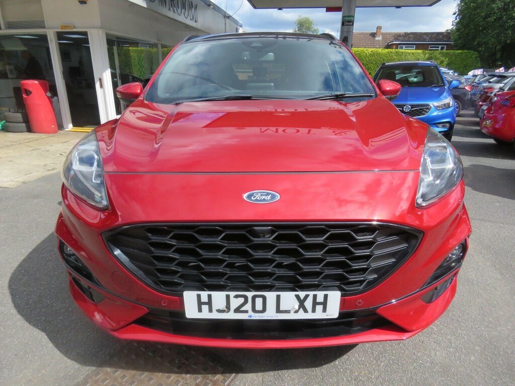 Ford Kuga 2.5 Ecoboost Duratec 14.4Kwh St-line X First Editi Red #4