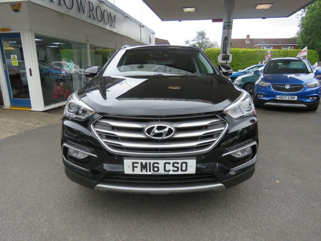 Hyundai Santa Fe 2.2 Crdi Blue Drive Premium 4Wd Euro 6 Ss Black #2