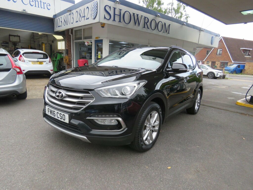 Hyundai Santa Fe 2.2 Crdi Blue Drive Premium 4Wd Euro 6 Ss Black #3
