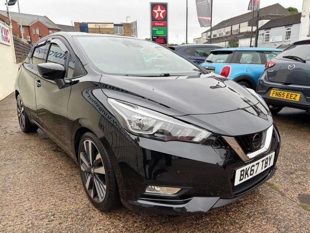 Nissan Micra Hatchback 0.9 Ig-t Tekna Euro 6 Ss 201767 Black
