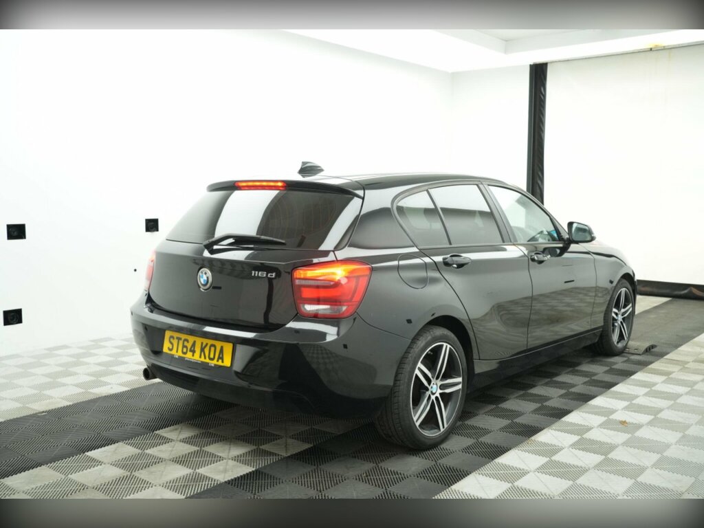 BMW 1 Series 2.0 116D Sport Euro 5 Ss Black #4