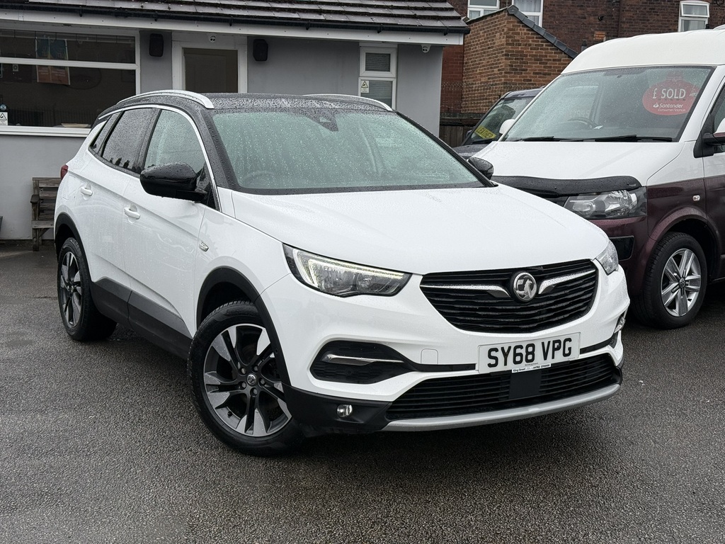 Vauxhall Grandland X Sport Nav 1.5 Turbo 2019 68 Reg White