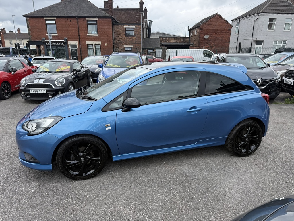 Vauxhall Corsa Limited Edition 1.4I Ecoflex 2017 17 Reg VE17KBZ Blue #4