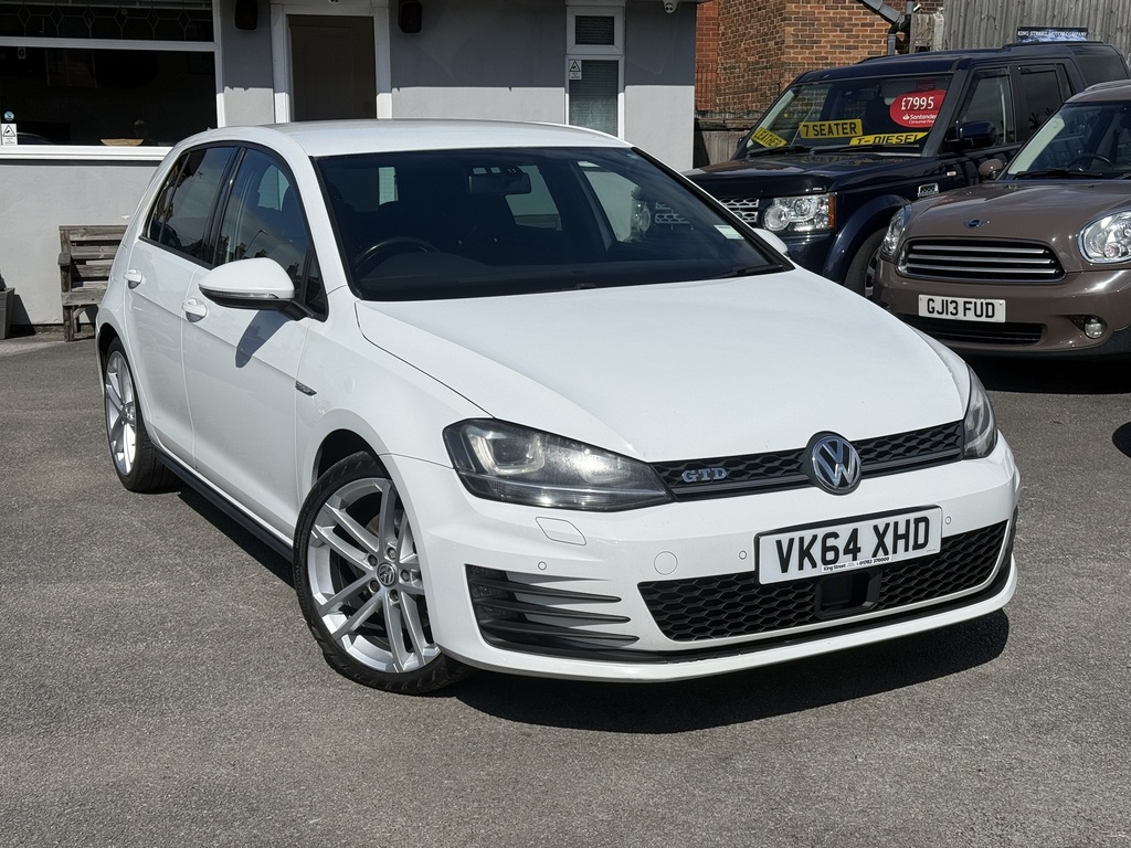 Volkswagen Golf Gtd 2.0 Tdi 2014 64 Reg White