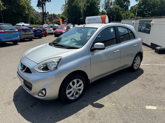 Nissan Micra 2016 1.2 Acenta Hatchback Euro 6 Silver #3