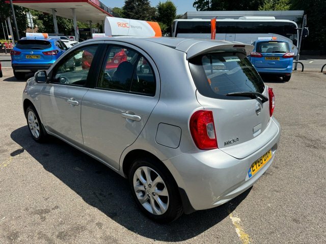 Nissan Micra 2016 1.2 Acenta Hatchback Euro 6 Silver #4